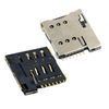 Micro SIM Card Connector 7 Pin Push Type Metal Body -- ET-MI7PPT-MBC - Image