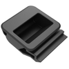 Push-to-Close Slide Latch, Snap-in, Large Size, 2.2mm  Panel Thickness, 6.4mm  Total Grip, ABS, Black -- A3-99-122-12 - Image