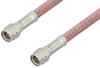 Reverse Thread SMA Male to Reverse Thread SMA Male Cable 24 Inch Length Using RG142 Coax - PE35353-24 - Pasternack