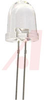 LED; Amber; 8000 mcd (Typ.); 10 mm; T-3; 50 mA; 2.1 V (Typ.); 5 V; 125 mW - 70079195 - Allied Electronics, Inc.