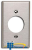 Leviton 1-Gang Locking 1.60 Inch Dia. Device Receptacle.. - 84020-40 - TelephoneStuff.com