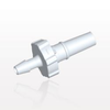 Male Luer Slip to Barb, White - SLM3130 - Qosina Corp.