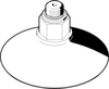 Vacuum suction cup - ESS-80-GT-G1/4 - Festo Corporation