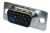 D-Sub, 15 Pin Male, Hi-Density Solder Connector w/o Hood - CD-9515HDM - Visual Sound, Inc.