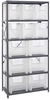 Open Shelving, 6Shelves, 15Bins, Clear; Shelving Unit Type Quantum Storage - 42AC5784 - Newark, An Avnet Company