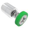 Captive Screw, M3 X 0.5, Press-in, Phillips Recess, Knurled Green Knob - 52-31-51-4-014 - Southco