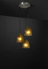 GLA-8818-56-AMBR-NCKL Mini Pendants-3 Light Cluster - 494921 - Capital Lighting, Inc.