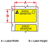 TLS2200 / TLS PC Link™ Portable Printer Static Awareness Labels - PTLSL-17-473 - Brady Corporation
