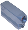 Insulated, Rectangular Hood, size 104.27, 2 Pegs, Side PG21 cable entry - CMO-16L - Mencom Corporation