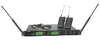 UHF-R Wireless Dual-Channel Bodypack System with WA302 Guitar/Bass Cable - UR14D - Visual Sound, Inc.