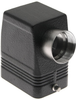Aggressive, Rectangular Hood, size 44.27, 2 Pegs, Side PG21 cable entry -- CAOW-06L21 - Image