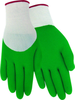 Red Steer 230 Green/White Medium Acrylic Full Fingered Work & General Purpose Gloves - Rubber Palm & Over Knuckles Coating - 046065-02302 - 046065-02302 - R. S. Hughes Company, Inc.