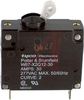 Circuit Breaker;Hyd/Mag;Togl;Cur-Rtg 30A;Panel;1 Pole;Vol-Rtg 277VAC - 70199439 - Allied Electronics, Inc.