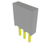 Headers, Receptacles, Female Sockets - 612-SSQ-103-02-G-S-LL-ND - DigiKey