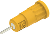 Sheathed Banana Jack, 36A, Solder, Yel; Gender Cal Test Electronics - 76AH6665 - Newark, An Avnet Company
