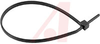 Cable Tie; Nylon 6/6; Black; 5-2/3 in.;0.10 in.; 1-1/4 in. (Max.) - 70163655 - Allied Electronics, Inc.