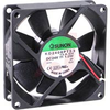 Fan, DC Brushless, 80x80x25 mm, 24VDC, 31 CFM, Sleeve Bearing -- 70225895