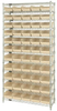 Wire Shelving, 12Shelves, 55Bins, Ivory; Shelving Unit Type Quantum Storage - 44AC8046 - Newark, An Avnet Company