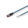 ZK2000-5100-Axxx | Sensor cable, shielded, blue, PUR, 4 x 0.34 mm² + strand, drag-chain suitable -  - Beckhoff Automation LLC