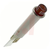 Indicator,Pnl-Mnt;Solid State LED;Green;5/16In.;24V;3/16In. Tab;White Nylon - 70213992 - Allied Electronics, Inc.