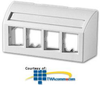 Legrand - Ortronics TracJack&trade; Four-Port Furniture.. - OR-40300633 - TelephoneStuff.com