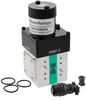 WRD-750 Double Ridge Waveguide Latching Relay Switch SPDT/DPDT, 7.5 GHz to 18 GHz Frequency Band, 8,500 Watts, UG Cover, 28V, Self Cut Off - FMWGS6048 - Fairview Microwave Inc.