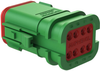 Automotive Housing, Plug, 8Pos, Green Rohs Compliant Amphenol Sine/tuchel - 69AH6672 - Newark, An Avnet Company
