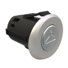 Point Coat Hook, Snap-in, Oval In-line Satin Flange, Satin Hook - MP-07-122-22-1 - Southco