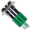 Panel Mount Indicator, Led, 22Mm, Green, 5.9V; Led Color Apem - 16R0037 - Newark, An Avnet Company