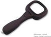 Led Handheld Magnifier, 4X Mag; Magnifier Type Lightcraft -- 87R0093