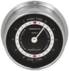 Harbormaster Tide Clock, Nickel case, Black dial -  - Maximum Weather Instruments
