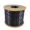 20031 Spiral Wrap Polyethylene Black Tubing, 1/2