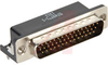 HD-22 FRONT METAL SHELL RIGHT-ANGLE PLUG, SUB D, 44 CONTACT - 70041308 - Allied Electronics, Inc.