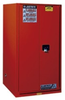 Justrite Sure-Grip EX 60 gal Red Hazardous Material Storage Cabinet - 34 in Width - 65 in Height - Floor Standing - 697841-11421 - 697841-11421 - R. S. Hughes Company, Inc.