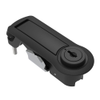 Compression Latch, Lever Latch, Key Locking, 1-5mm Panel, 1-18mm Grip, Not Sealed, Zinc Alloy, Powder Coat, Black - C2-52-25 - Southco
