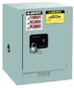 Justrite Sure-Grip EX 4 gal Gray Hazardous Material Storage Cabinet - 17 in Width - 22 in Height - Bench Top - 697841-11208 - 697841-11208 - R. S. Hughes Company, Inc.