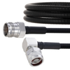 Outdoor Rated Low PIM 4.3-10 Female to RA N Male Cable SPO-250 Coax in 100 cm Using Times Microwave Parts and RoHS - FMCA2007-100CM - Fairview Microwave Inc.
