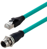 Sensor Cord, M12 Rcpt-Rj45 Plug, 16.4 ; Connector Type A L-Com - 23AH2669 - Newark, An Avnet Company