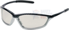 Crews Shock Safety Glasses with Carbon/Silver Frame and - SH159AF - Safety Glasses USA