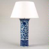 Ceramic Blue & White Baluster Vase - CC99 - Vaughan Designs, Inc.