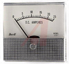 Ammeter; 0 to 25 A; 5%; 2.5 in.; Polystyrene Cases with Metal Scales - 70136700 - Allied Electronics, Inc.