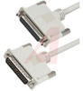 Cable;Premium Molded;Straight;DB25 Male/Female;10 Ft;25 Cond;Light Gray;Stranded - 70126163 - Allied Electronics, Inc.