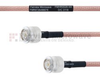 TNC Male to TNC Male MIL-DTL-17 Cable M17/60-RG142 Coax in 24 Inch - FMHR0028-24 - Fairview Microwave Inc.