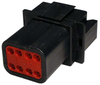 Rectangular Connectors, Heavy Duty - DT Series - DT04-08PB-C015 - LADD Distribution