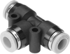 Push-in T-connector - QST-5/8T-U - Festo Corporation