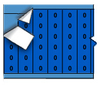 Solid Numbers Wire Marker Card - Black on Blue - WM-0-BL-PK - Brady Corporation