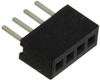 Connector, Rcpt, 4Pos, 1Row, 1.27Mm; Connector Systems Multicomp Pro - 55AC2530 - Newark, An Avnet Company