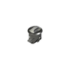 Novibra Push-to-Close Latch, Type 1 , Plastic, Black Body, Black Cup, Satin Handle - MP-01-103-552 - Southco