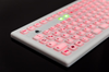 Induproof Pro: All-in-one Keyboard With Illumination, Magnetic Mounting And Ip68 Protection -- TKG-107-TOUCH-IP68-WHITE-MAG-BACKL - Image