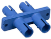 ST to ST Mulitmolded Duplex Adapter Plastic Body -- 31FP-02STST-2 - Image